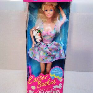 Vintage 1995 Special Edition Easter Basket Barbie---MIB